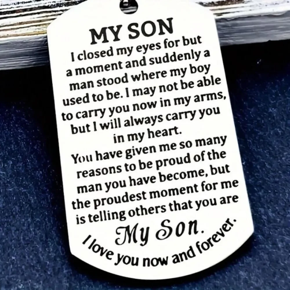 3for$20 1PC To My Son Inspirational Gifts, For Son From Mom Dad Sweet